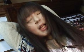 Fresh japanese teen girlfriend Shiori Kohinata sucks and rides giant white python passionately