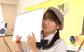 Admirable floosy Asuka Hoshino receives an intense spooning