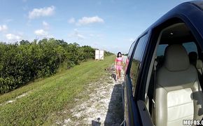 Amazing barely legal girlie Nadia Capri likes to get fucked hard from the back as well as to ride love stick