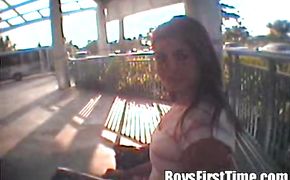 Dirty gal Christina is about to start moaning from pleasure while getting fucked very hard