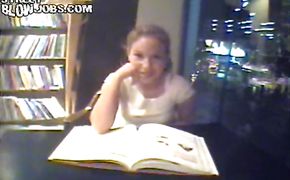 Inviting blonde Cristy passionately chugs a boner