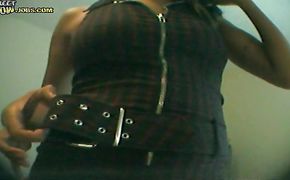 Cunning Jade is eagerly sucking a huge stick and getting fucked from the back