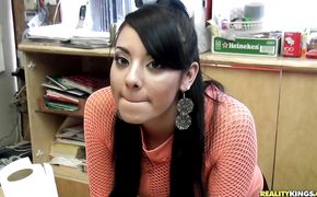 Attractive Sasha bends over for a fuck session