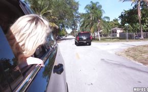 Charming minx Kiera Daniels gave a gentle blowjob to man she liked a lot before he fucked her