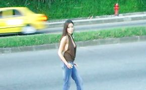 Insatiable latina Violeta Munoz deepthroats and rides a long and hard dick