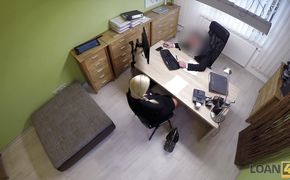 Tasty perfection bends over the counter to be intensely doggy styled