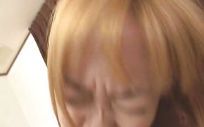 Playsome eastern bimbo sucks a thick sausage